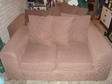 £100 - 2 X Modern brown sofa's