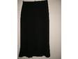 PLAIN BLACK,  6 panel skirt with slight flair at the hem, ....