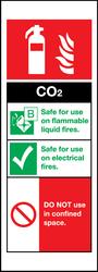 Fire Safety – CO2 Fire Extinguisher sign by Stocksigns UK